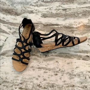 Black Strappy Wedges from Esprit (10)